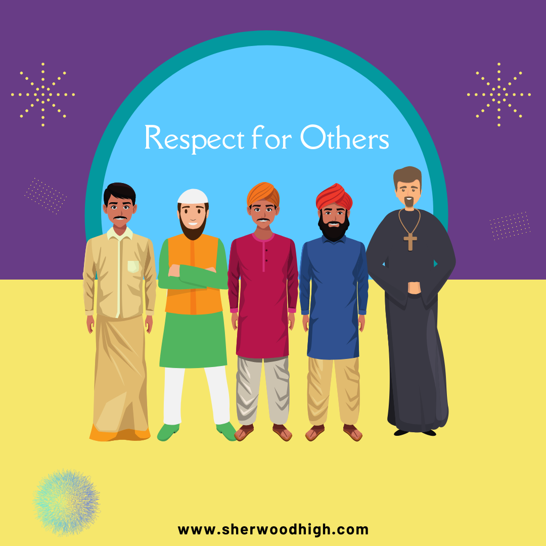Indian culture teaches respect for others.