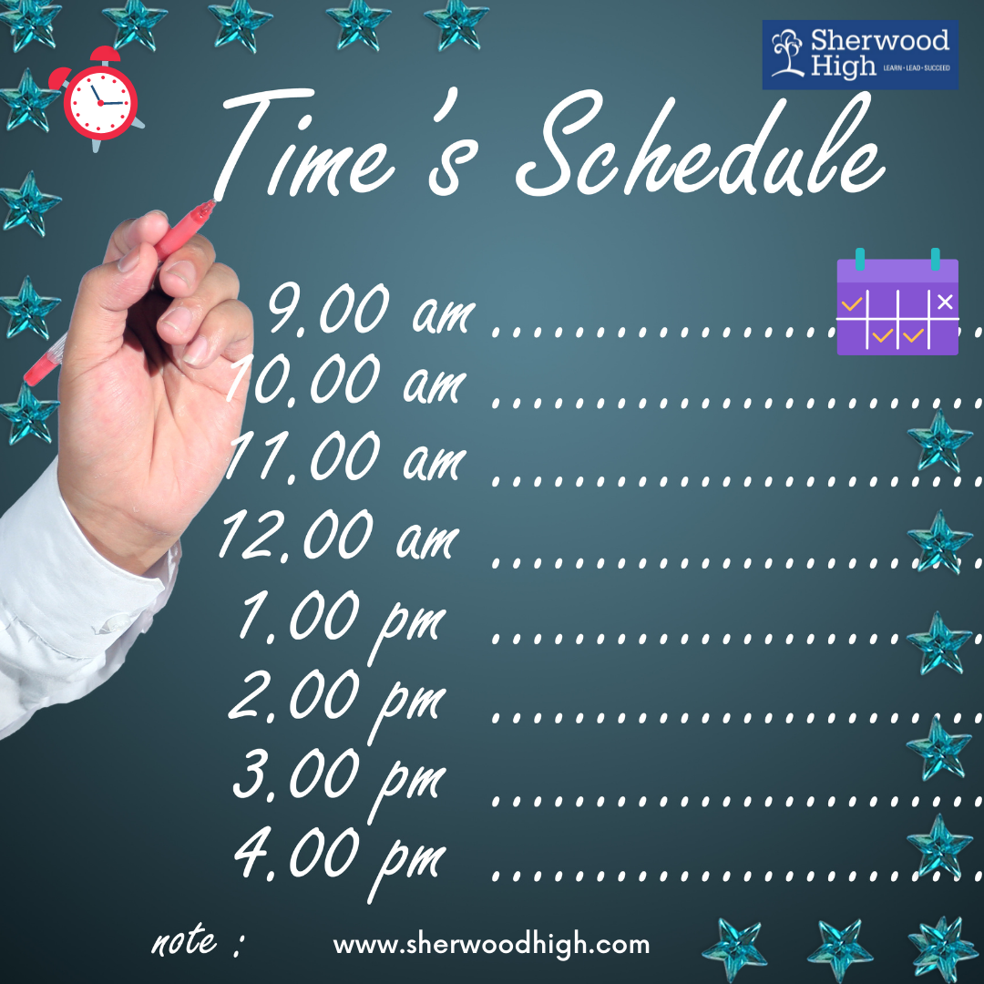 Time Schedule - Sherwood High Blog
