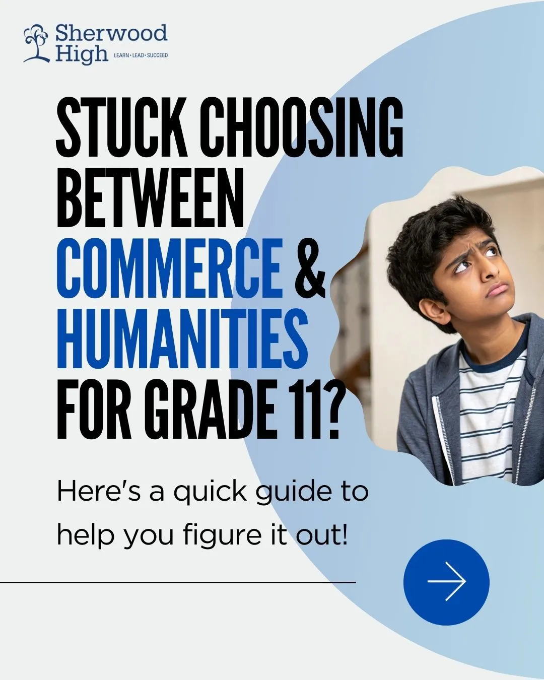 Choosing Between Commerce & Humanities for Grade 11? | Sherwood High Guide