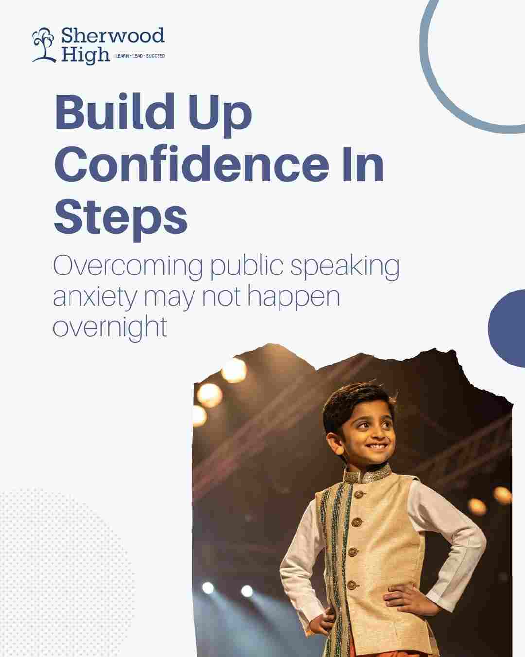 Building confidence step-by-step to overcome public speaking anxiety