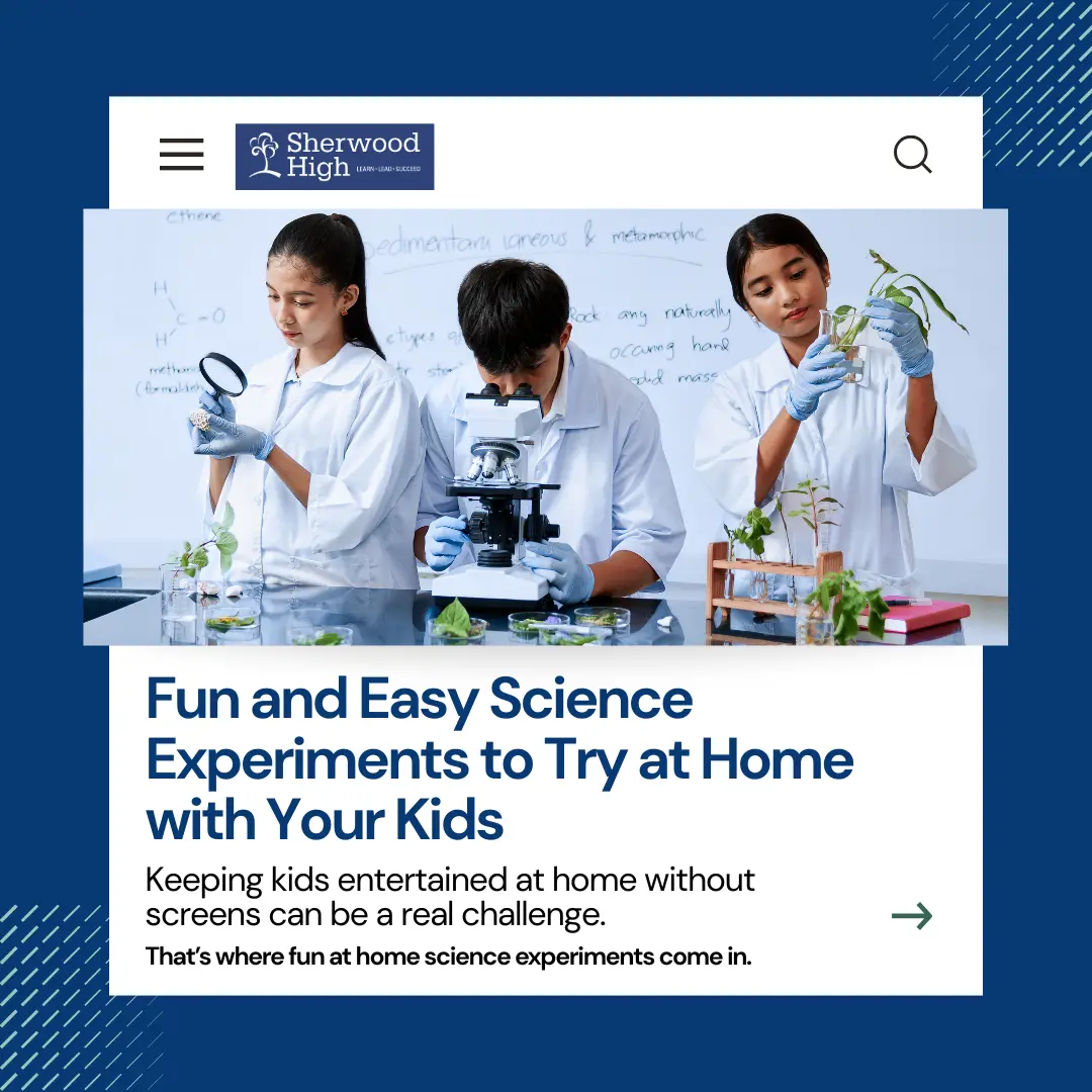 students engaged in science experiments